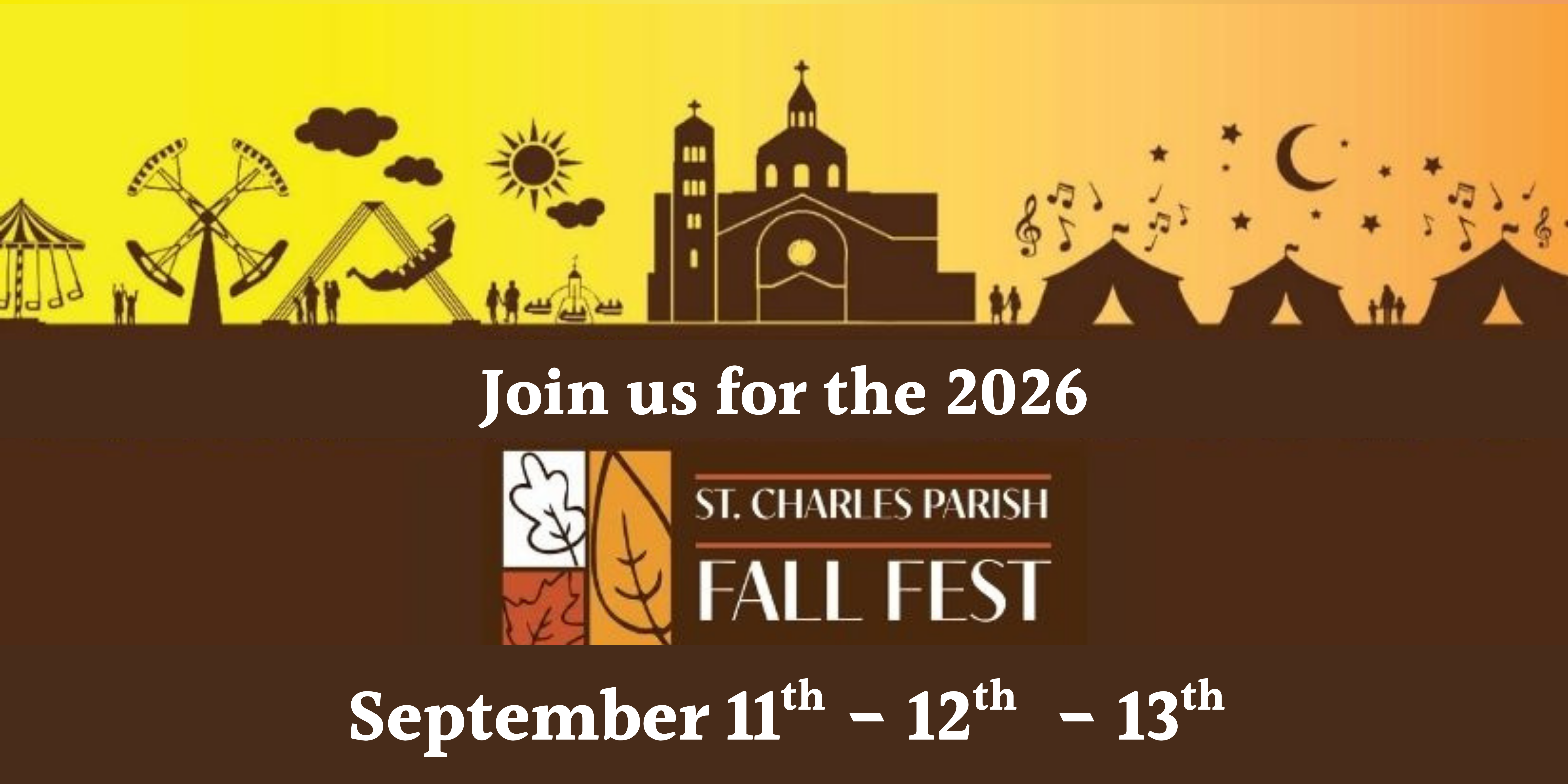2026 St Charles Fall Fest welcome September 11 -13 2026
